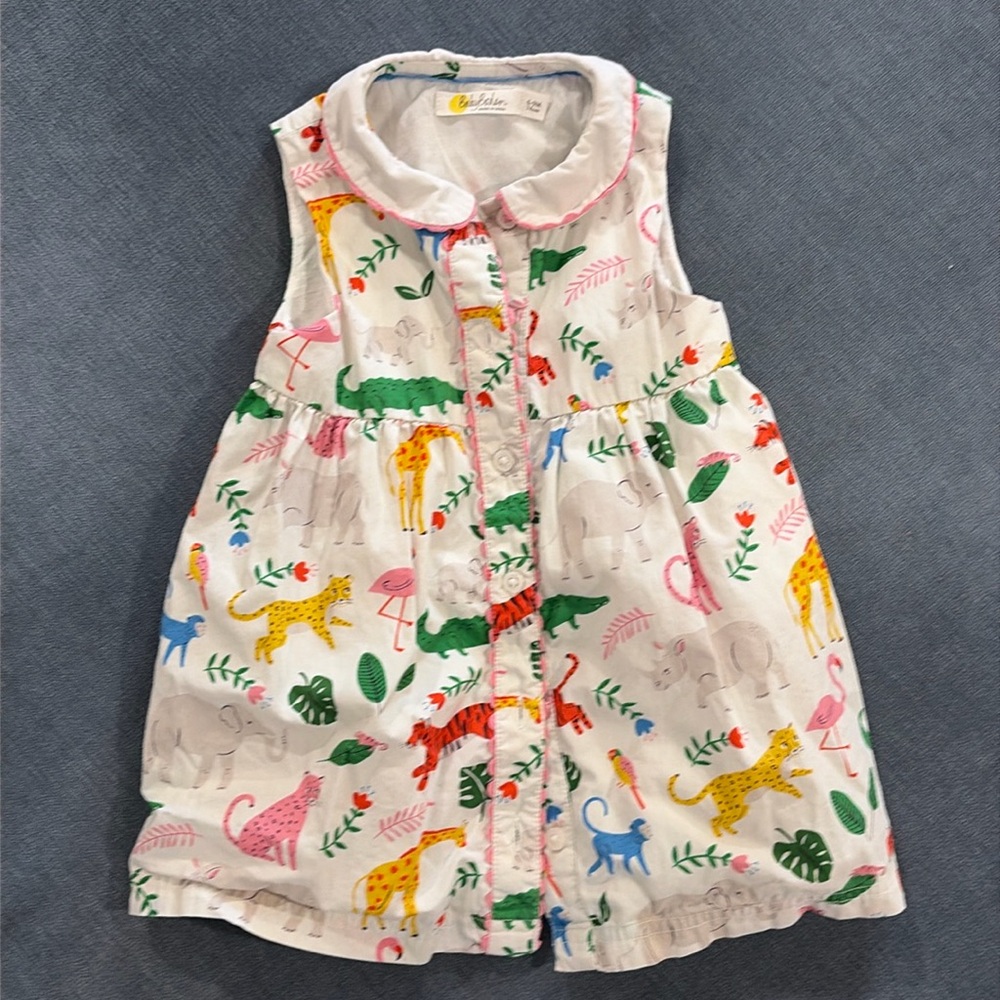 Baby boden safari dress